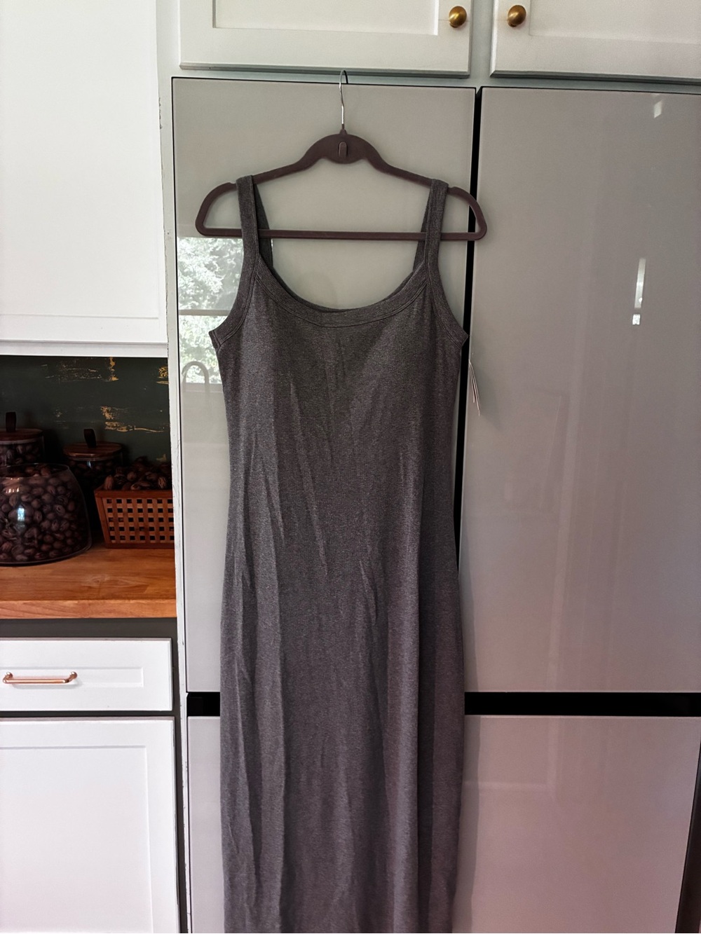 New with Tags Abercrombie 90s bra free max dress, gray, Sold Out!!